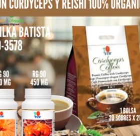 Kit Cordyceps Café + Capsula Ganoderma RG y GL DXN Panamá