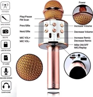 Micrófono Inalámbrico Bluetooth